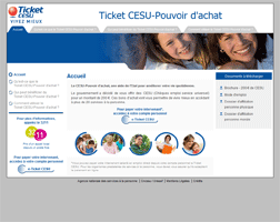 Capture du site www.ticket-cesu-pouvoirdachat.fr